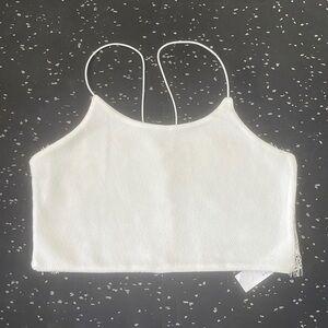 White Crop Top